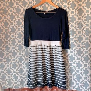 SOLD 🌟3/$9 Comfy Navy Striped Dress Charming Charlie